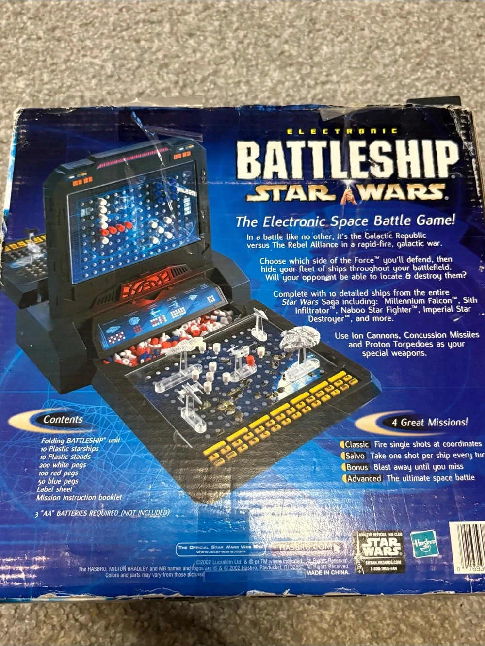 Electronic Battleship Star Wars Edition Game Board Disney